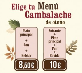 Nuevo Menú Cambalache de Otoño en los Restaurantes Cambalache